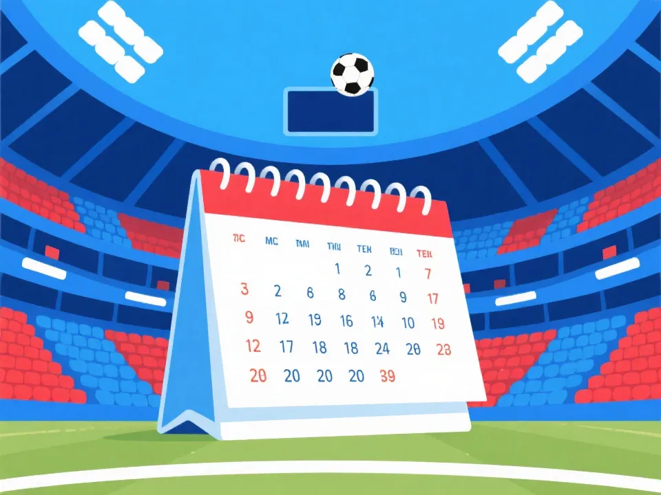 世界杯赛程与观赛时间示意图